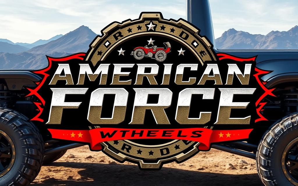 American Force Wheels Sticker: Custom Truck Decals