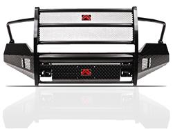 Fab Fours Black Steel Full Guard Front Bumpers for 2011-2013 1500, 2009-2010 RAM 1500 - DR09-K2460-1