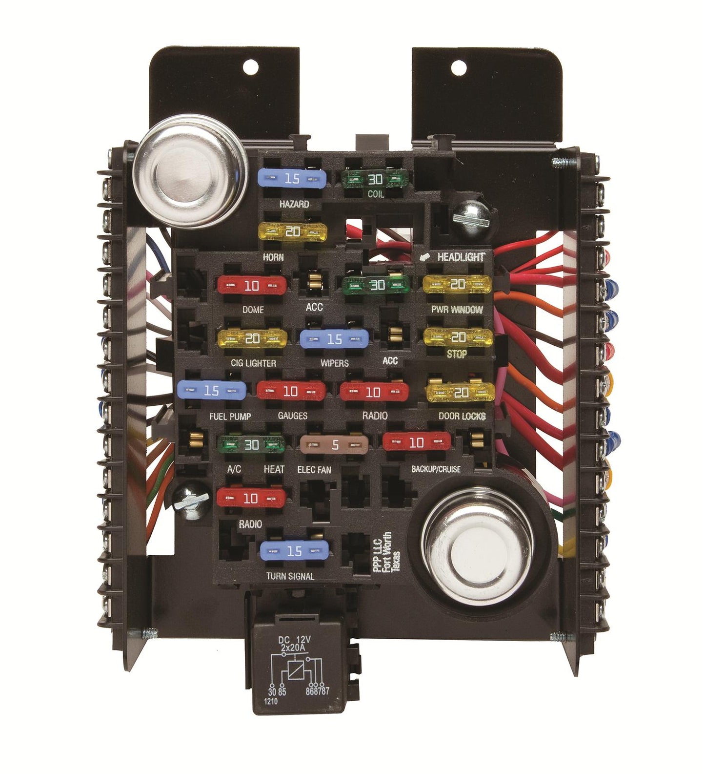 Painless Performance 20-Circuit Pre-Wired Universal Style Fuse Blocks