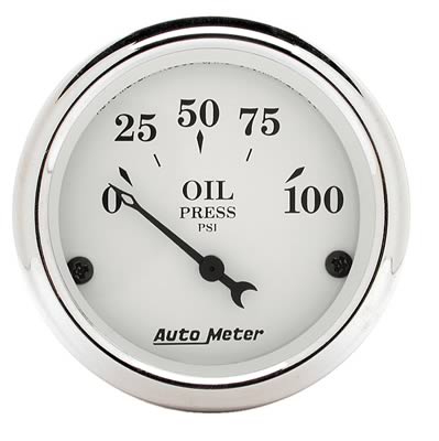 AutoMeter 1628 AutoMeter Old Tyme White Series Analog Gauges