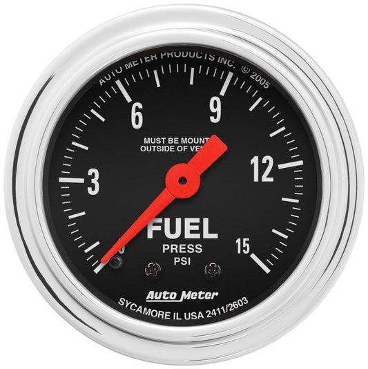 AutoMeter 2411 AutoMeter Traditional Chrome Analog Gauges
