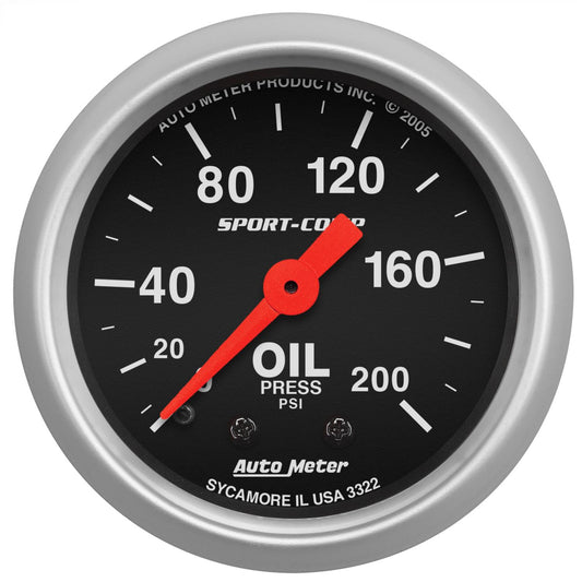 TD GAUG OIL PRESSURE 2 1/16
