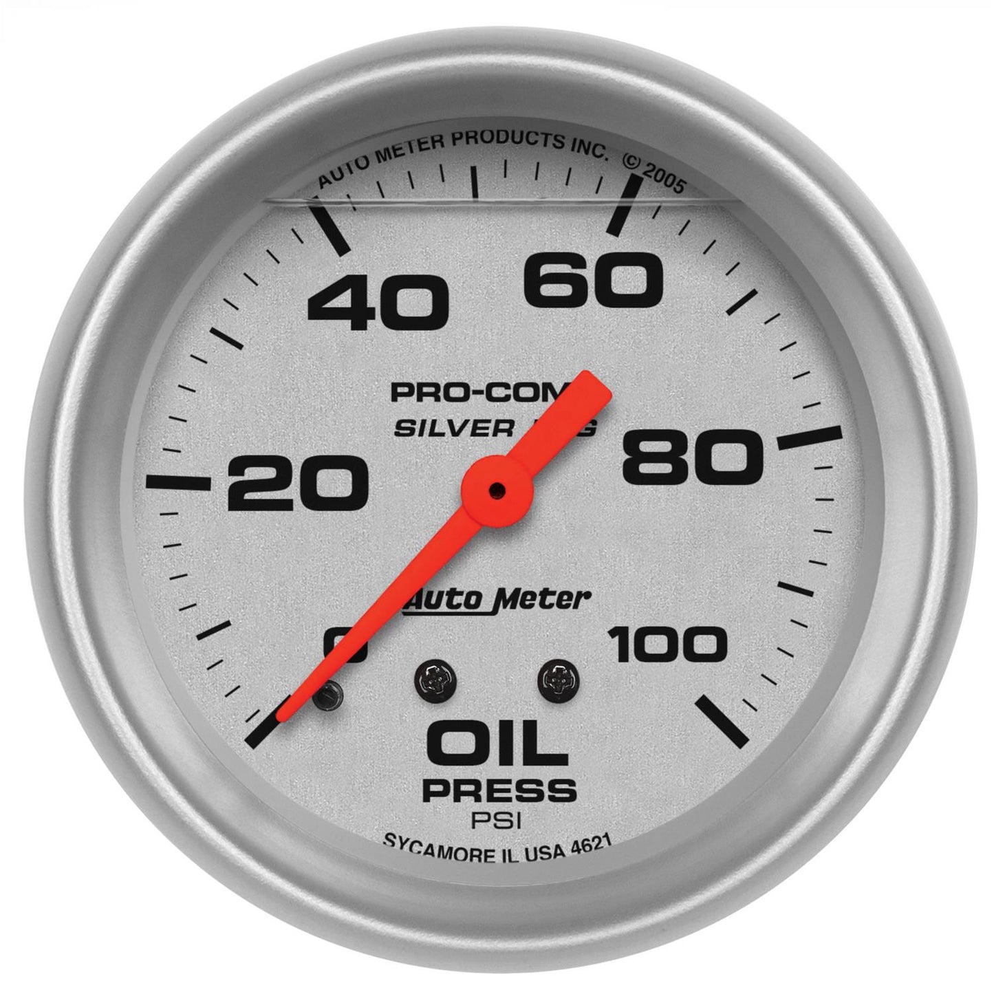 AutoMeter 4621 AutoMeter Pro-Comp Silver Face Gauges