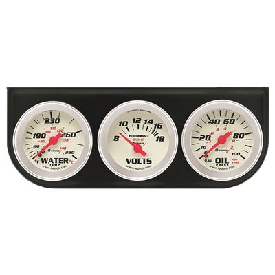 TRIPLE GAUGE KIT W/VOLTMETER