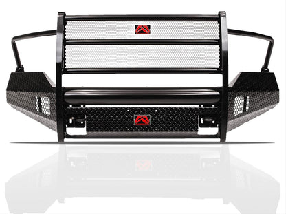 Fab Fours Black Steel Full Guard Front Bumpers for 2011-2013 1500, 2009-2010 RAM 1500 - DR09-K2460-1