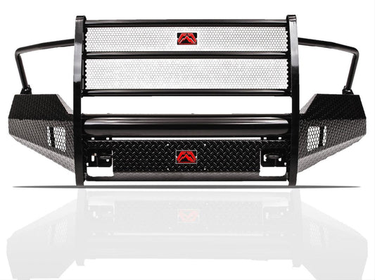 Fab Fours Black Steel Full Guard Front Bumpers for 2011-2013 1500, 2009-2010 RAM 1500 - DR09-K2460-1