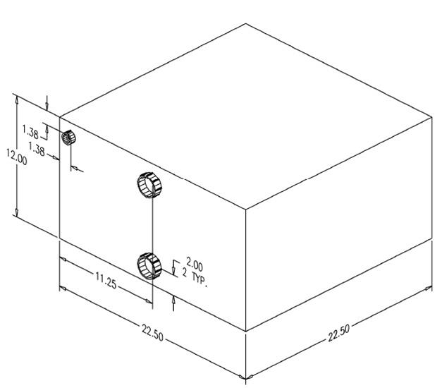 Moeller 41224 Moeller Marine Waste Tanks