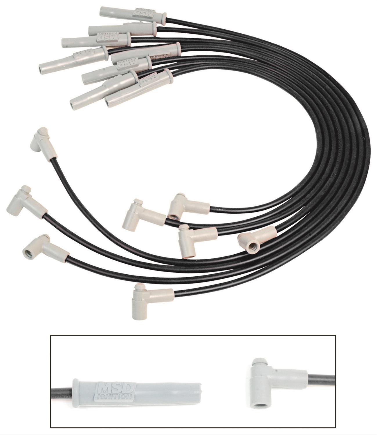 MSD Ignition 31773 MSD 8.5mm Super Conductor Spark Plug Wire Sets