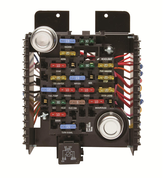 Painless Performance 20-Circuit Pre-Wired Universal Style Fuse Blocks