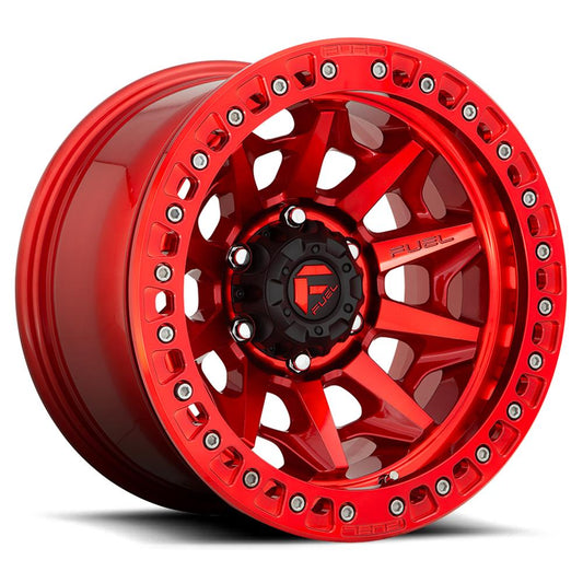 Fuel Off-Road Covert D113 Beadlock Candy Red Wheels 1PC.